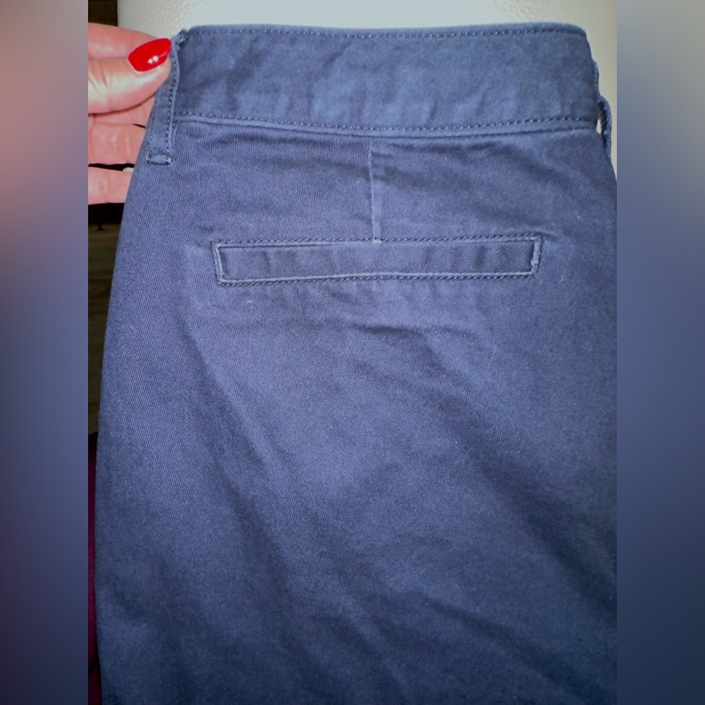 Old Navy Dark Blue Skinny Utility Pant-Chino Style-Size 4Tall